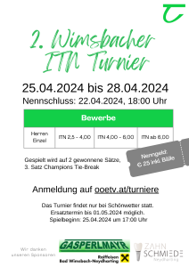 2. Wimsbacher ITN-Turnier