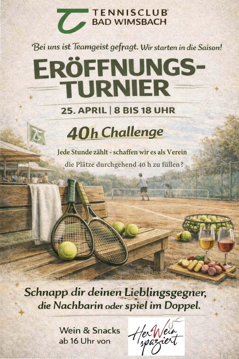 Eröffnungsturnier